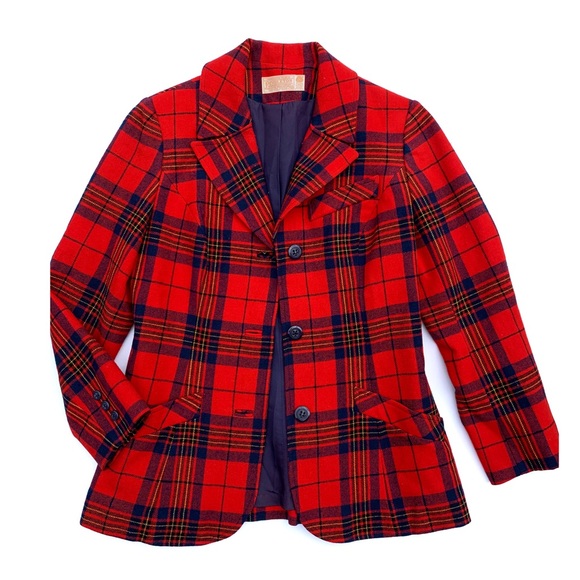 pendleton red plaid jacket